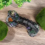 Aquarium Decor Artificial Tree and Bridge Ornament 3