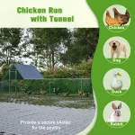 Large Metal Chicken Coop Walk in Poultry Cage 3 | PricZone