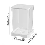 HD Betta Fish Tank Small Aquarium with LED Light 6