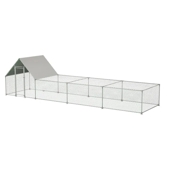 Large Metal Chicken Coop Walk in Poultry Cage 1 | PricZone