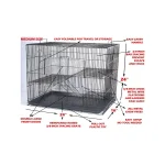 3 Level Foldable Ferret Glider Rat Travel Cage 3 | PricZone