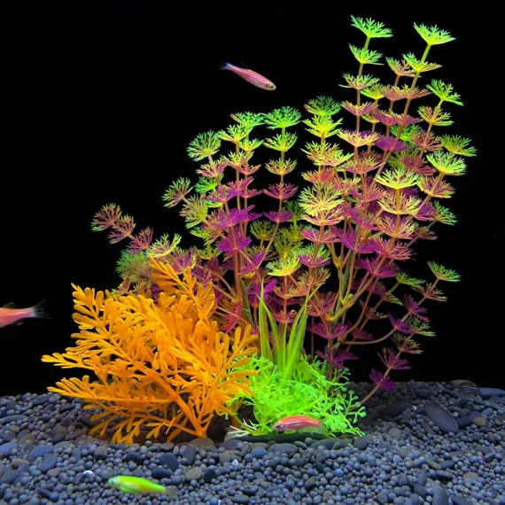 Artificial Aquarium Plants   Plastic Aquatic Decor 5 | PricZone