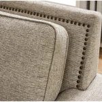 915 inch L shaped Modern Chenille Reversible Sofa Gray 4 | PricZone