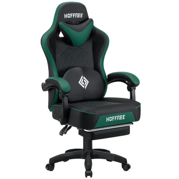 Ergonomic Gaming Chair with Footrest and Speakers 1 | PricZone