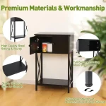 10-Gallon Aquarium Stand with Storage Cabinet 4