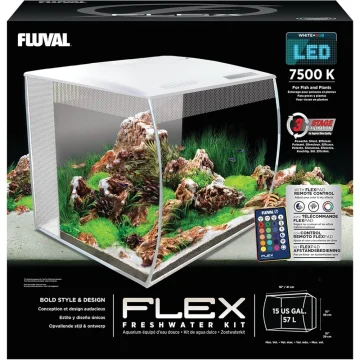 Flex 15-Inch Aquarium Kit with LED Lights & Filter 2