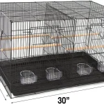 4 Pack Breeding Bird Carrier Cage with Divider 30x18x18 3 | PricZone