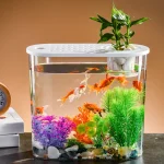 Plastic Tabletop Fish Tank Hydroponics Aquarium 3