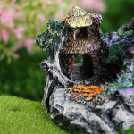 Aquarium Decor Artificial Tree and Bridge Ornament 5