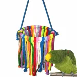 Pet Bird Parrot Rope Chew Toy Hanging Swing 1 | PricZone