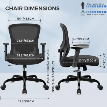 Ergonomic Office Chair with Lumbar Support 2