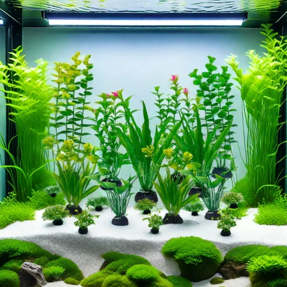 24PC Artificial Aquarium Plants Decoration Set 4 | PricZone