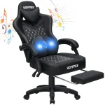 Ergonomic Gaming Chair with Footrest and Speakers 2 | PricZone