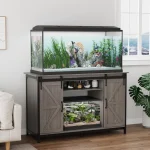 Farmhouse Fish Tank Stand with Storage and Power Outlet 6