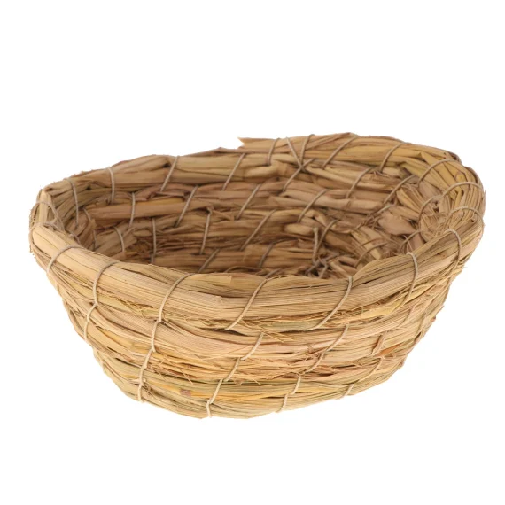 Handwoven Grass Bird Nest Cage for Parrots and More 5 | PricZone