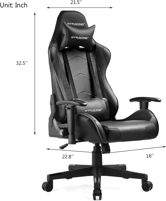 GTRacing Gaming Chair Ergonomic Swivel Recliner 2 | PricZone