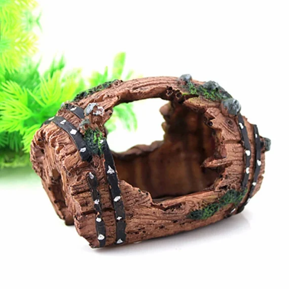 Resin Aquarium Barrel Cave Decoration   Fish Tank 3 | PricZone