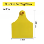 20 PCS Cow Ear Tags Blank Cattle ID Tags 100x75mm 3 | PricZone