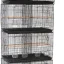 4-Pack Breeding Bird Carrier Cage with Divider 30x18x18