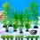 24PC Artificial Aquarium Plants Decoration Set