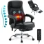 Ergonomic Heated Office Chair with Footrest