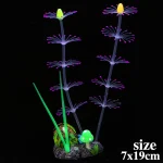 Glow in the Dark Artificial Coral Aquarium Decor 5 | PricZone