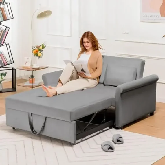 Convertible Sleeper Sofa Bed with Adjustable Backrest 5 | PricZone