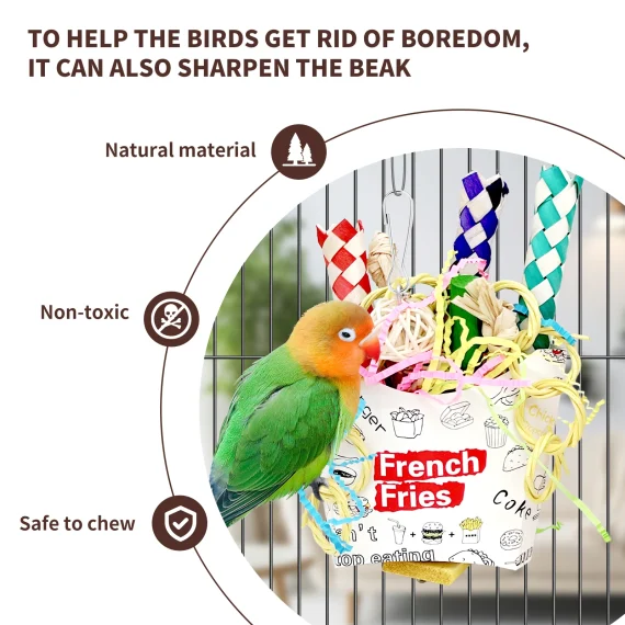 3PCS Bird Shredding Toys for Parrot Cage 6 | PricZone