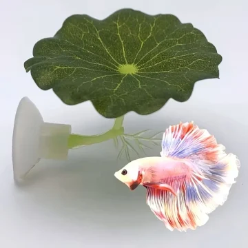 Betta Fish Leaf Bed Hammock - Easy to Attach 2