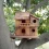Outdoor Wooden Hanging Cage House for Birds and Squirrels