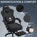 Ergonomic Gaming Office Chair with Footrest Speakers 2 | PricZone Ergonomic Gaming Office Chair with Footrest Speakers 2 | PricZone