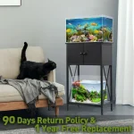 10-Gallon Aquarium Stand with Storage Cabinet 6