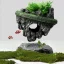 Suspended Island Floating Stone Aquarium Decor