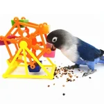 Colorful Parrot Foraging Windmill Feeder Toy 4 | PricZone