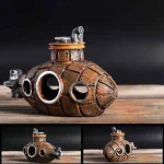 Resin Submarine Aquarium Ornament Fish Tank Decor 5 | PricZone