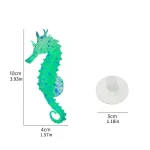 Glow in Dark Silicone Seahorse Aquarium Decor 6 | PricZone