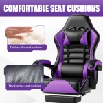 Ergonomic Gaming Chair with Footrest Recliner 4 | PricZone