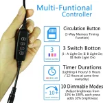 LED Aquarium Light Bar with Timer - Waterproof 6