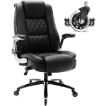 High Back Executive Office Chair with Flip Arms 1