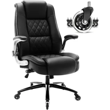 High Back Executive Office Chair with Flip Arms 1 | PricZone