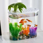 Clear Plastic Fish Bowl Planter for Home Decor 4