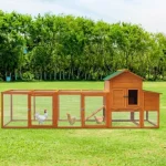 122 inch Chicken Coop with Nest Box and Tray 1 | PricZone