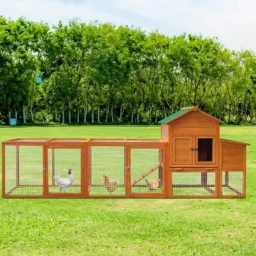 122-inch Chicken Coop with Nest Box and Tray 1