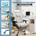 Ergonomic Executive Computer Chair PU Leather 4 | PricZone