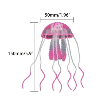 Glow Jellyfish Aquarium Decor - Luminous Fish Tank 2