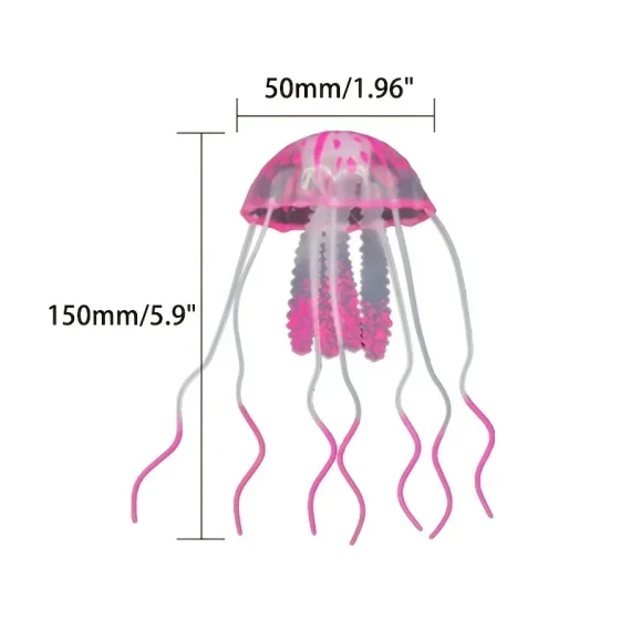 Glow Jellyfish Aquarium Decor   Luminous Fish Tank 2 | PricZone