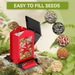 Squirrel Proof Outdoor Bird Feeder 5LB Metal 5