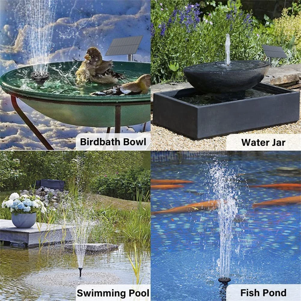 Aquarium Solar Water Pump Hydroponics Filter Aeration Fish Tank Rockery Water Pumping Submersible Pump Pond Fountain Garden 6 Aquarium Solar Water Pump Hydroponics Filter Aeration Fish Tank Rockery Water Pumping Submersible Pump Pond Fountain Garden 6
