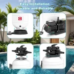 High-Flow 14-16in Pool Filter Pump System 6