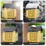 Hanging Metal Bird Feeder with Suet Cages 3